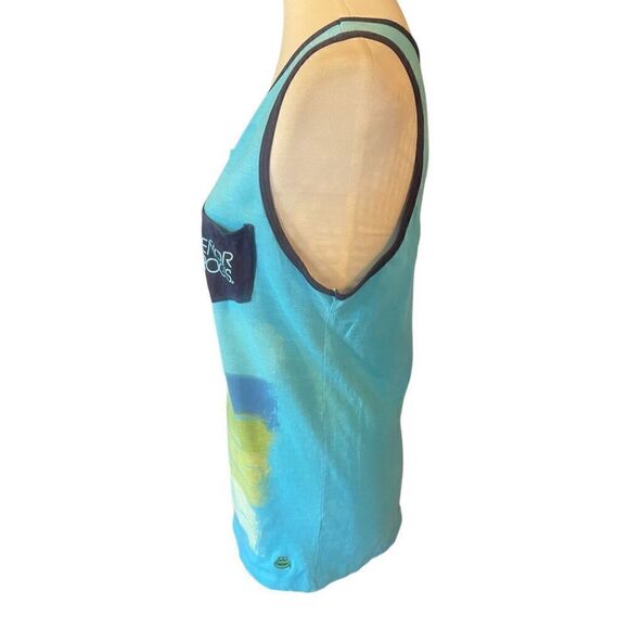 Senor Frog Sleeveless Turquoise Tank Top Size - Picture 9 of 12